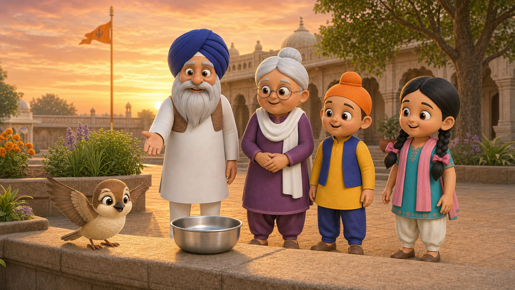 The Ek Si Chiri family together